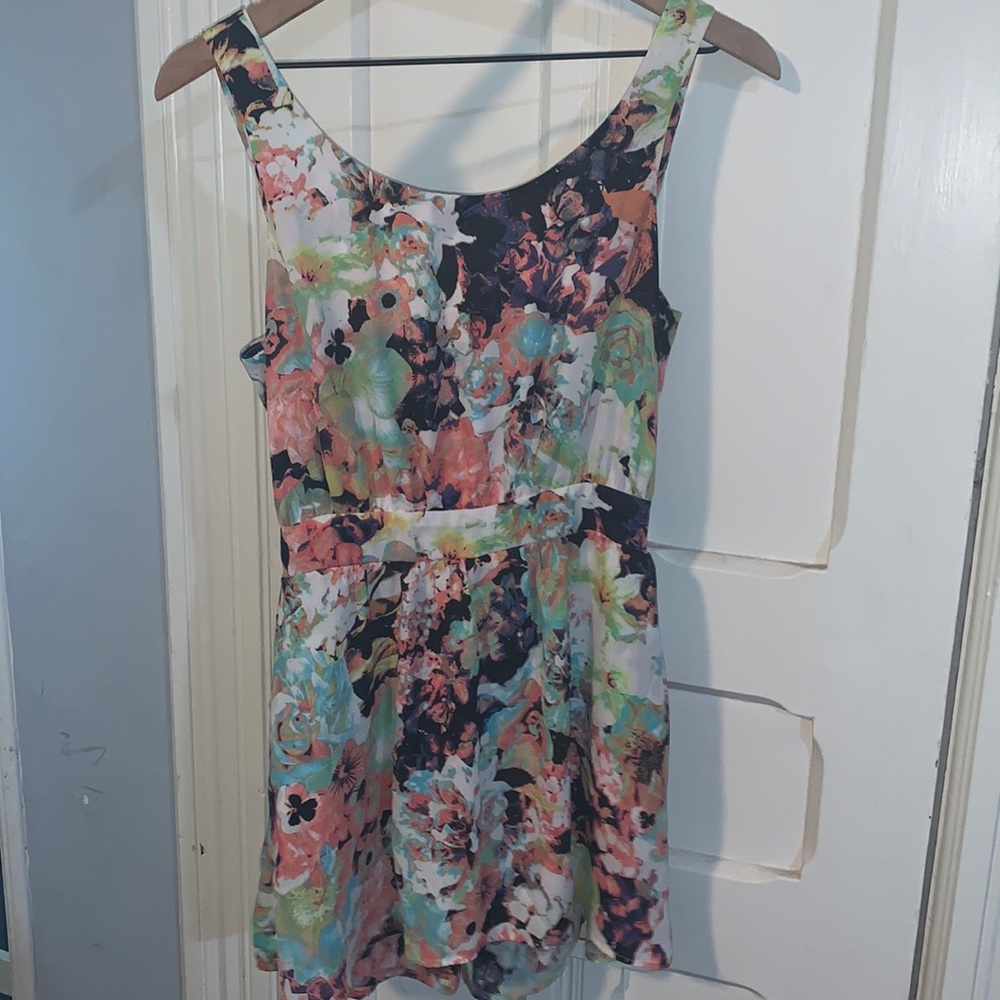 Dress romper floral